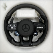 Mercedes-Benz Matte Carbon Fiber Steering Wheel #44 by CARBONISE