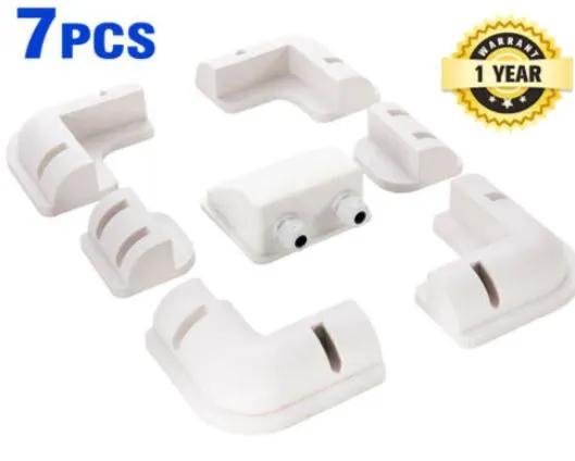 Solar Panels Corner Mounting Brackets Kit 7PCS Caravan Boat RV Vehicle Roof Mount by salelink.co.nz
