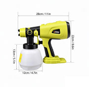 salelink.co.nz Unbranded (No Battery)Paint Sprayer HVLP Spray Paint Gun fits Ryobi 18V Battery Paint Sprayer HVLP Spray Paint Gun fits Ryobi | Action Outdoors NZ