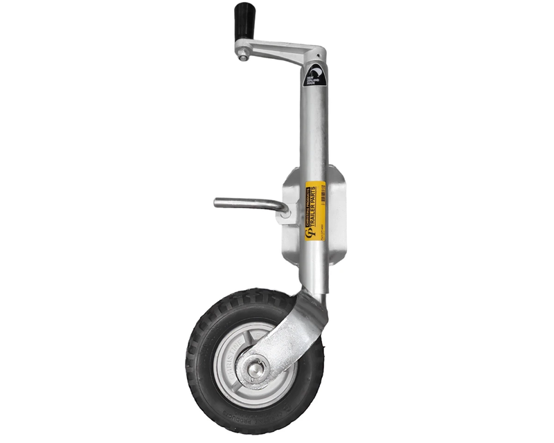Jockey Wheel 400kg - 190x75 Alloy Wheel - Weld-on 8mm Plate by Trojan