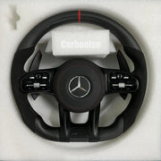Mercedes-Benz Steering Wheel (Matte Carbon Fiber+Alcantara)#45 by CARBONISE