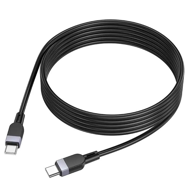 Hoco Type C to C Cable Fast Charging Cable Black by salelink.co.nz