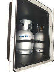 LPG Cylinder Storage Locker - 2 x 5kg bottles by Action Outdoors Limited
