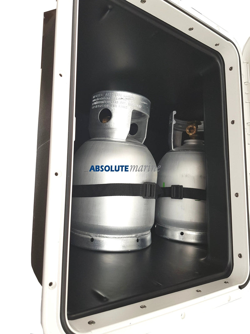 LPG Cylinder Storage Locker - 2 x 5kg bottles by Action Outdoors Limited