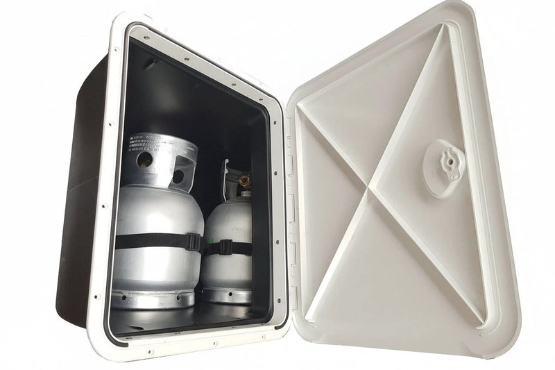 LPG Cylinder Storage Locker - 2 x 5kg bottles by Action Outdoors Limited