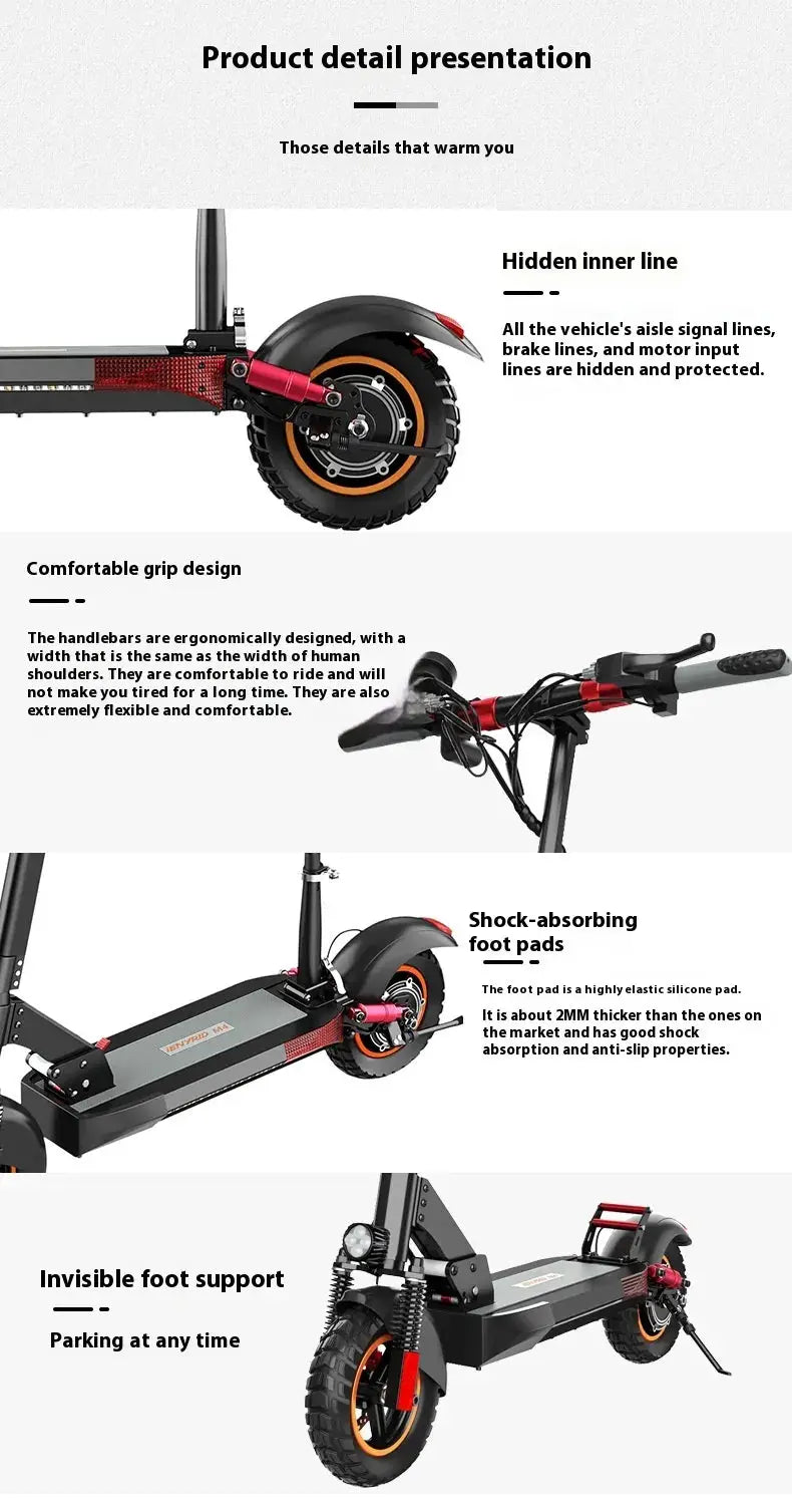 Double Shock Absorber Scooter by Action Outdoors Limited