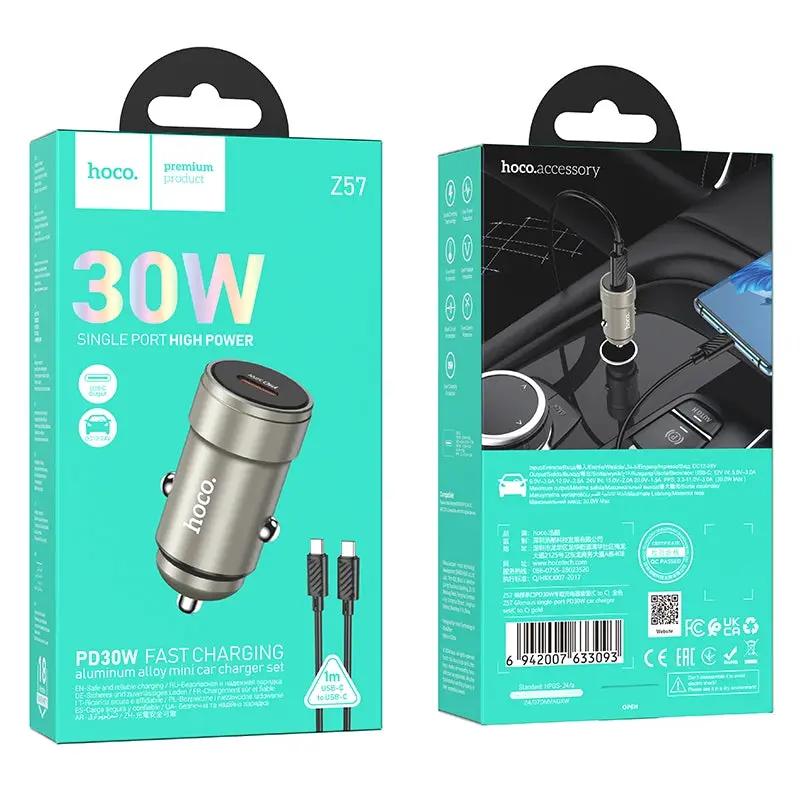 Hoco Fast Charging 30W C to C Car Charger by salelink.co.nz