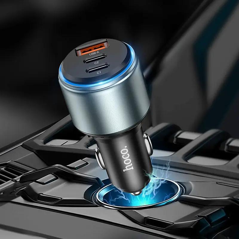 95w Car Charger USB Type-C Adapter for Apple Android by salelink.co.nz