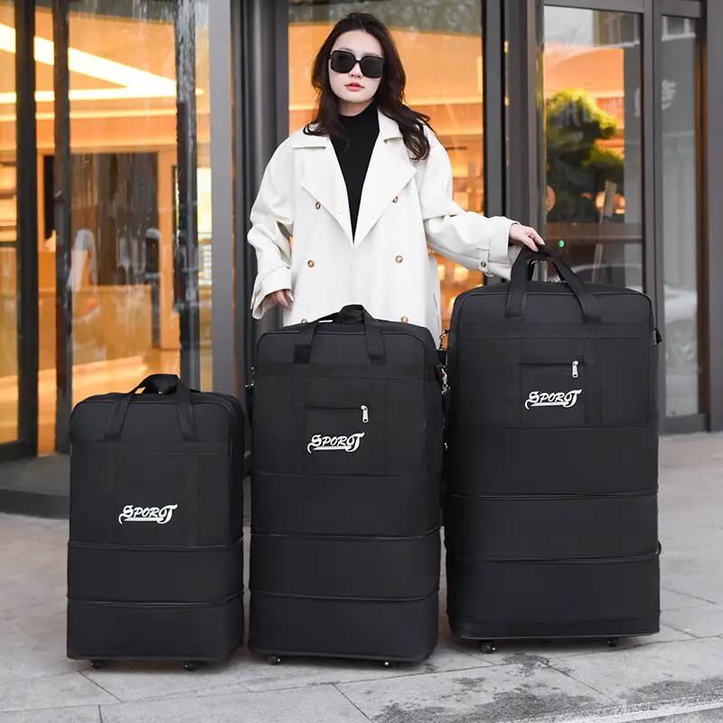 High-Capacity Storage Bag – Foldable Airline Checked Luggage with Wheels BGXG1024 by ECOTREK