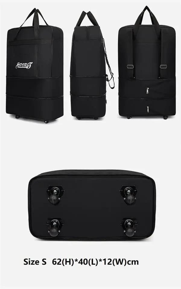 High-Capacity Storage Bag – Foldable Airline Checked Luggage with Wheels BGXG1024 by ECOTREK