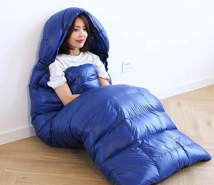 Goose Down Envelope Sleeping Bag – Compact & Lightweight LLL3011 by ECOTREK