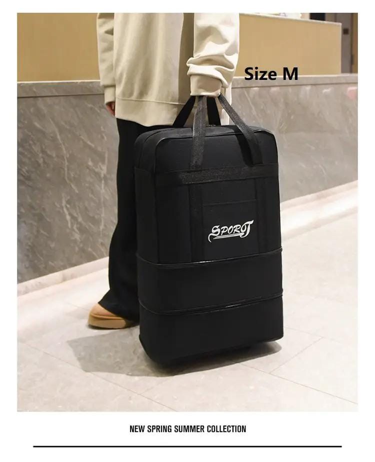High-Capacity Storage Bag – Foldable Airline Checked Luggage with Wheels BGXG1024 by ECOTREK