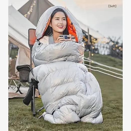 Goose Down Envelope Sleeping Bag – Compact & Lightweight LLL3011 by ECOTREK
