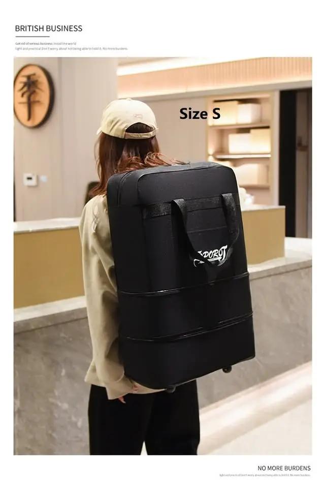 High-Capacity Storage Bag – Foldable Airline Checked Luggage with Wheels BGXG1024 by ECOTREK