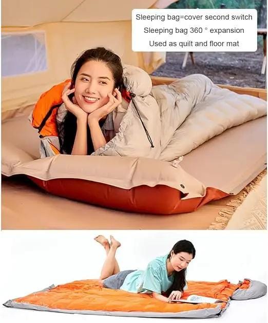 Goose Down Envelope Sleeping Bag – Compact & Lightweight LLL3011 by ECOTREK