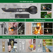 30 in 1 Survival Gear and Equipment Emergency Survival Kit for Camping, Hiking, Hunting, and Fishing by g8buynz