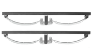 Double Eye Rocker Type - 3500kg - 50mm wide - Pair for superior trailer ride quality.