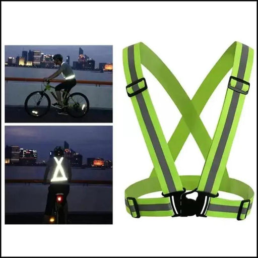 High Visibility Day And Night Adjustable Elastic Strip Safety Gear by dealonline.co.nz