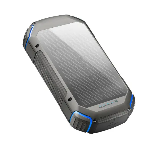 20000mAh Waterproof Solar Power Bank with Red Light by Mead's Supply & Equipment Outfitters limited