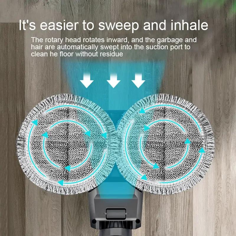 Electric Motorised Mop for Dyson V7 V8 V10 V11 V15 Cordless Vacuum Cleaners by salelink.co.nz