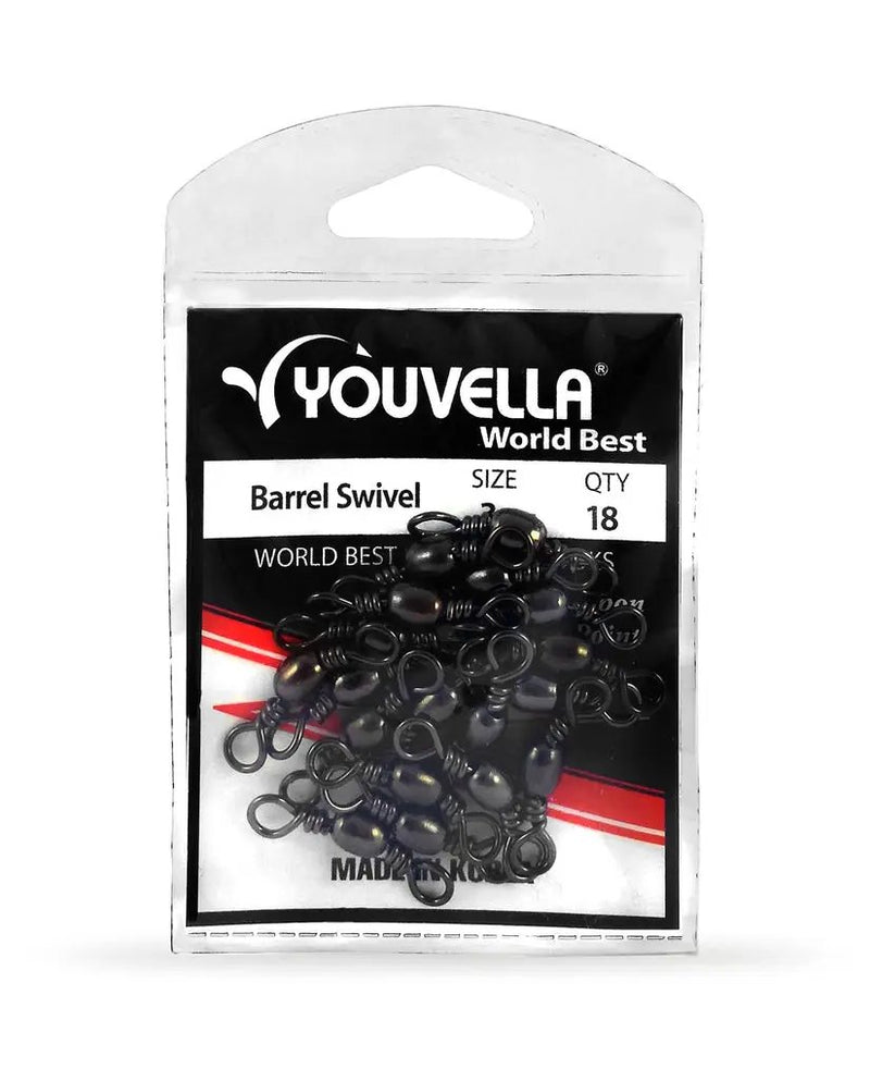 Youvella Barrel Swivel #3 ( 18 per pack) by NZ Diver
