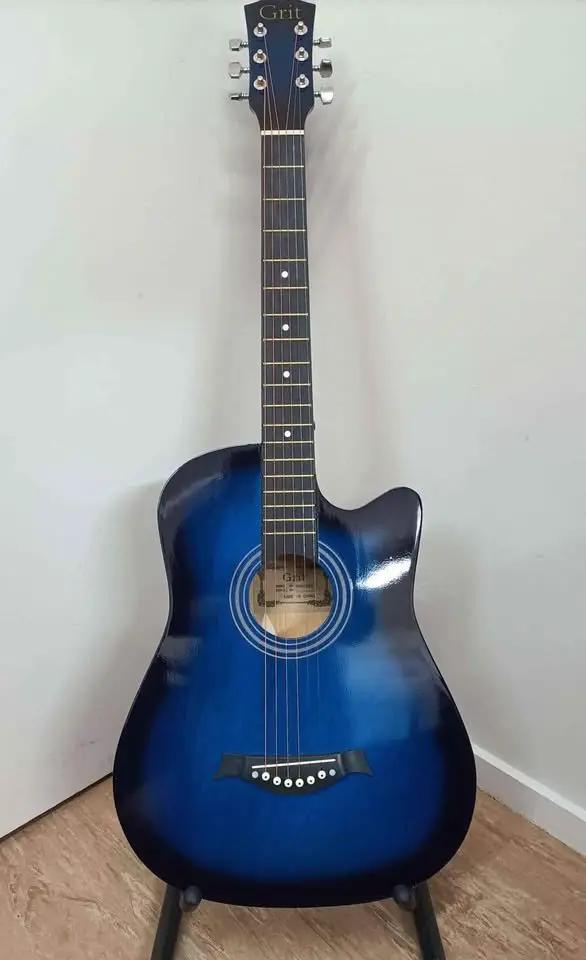 BLUE 38" Wooden Acoustic Guitar by dealonline.co.nz
