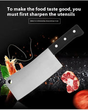 Kitchen Knives 8-Piece Gift Box Bone Cutting Knife Chef Scissors A spit 8piece Set by China Dropship