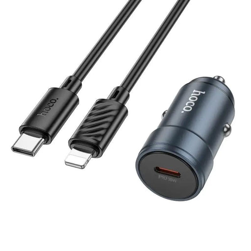 Hoco Fast Charging 30W C to iP Car Charger by salelink.co.nz