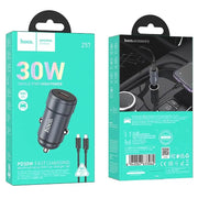 Hoco Fast Charging 30W C to iP Car Charger by salelink.co.nz