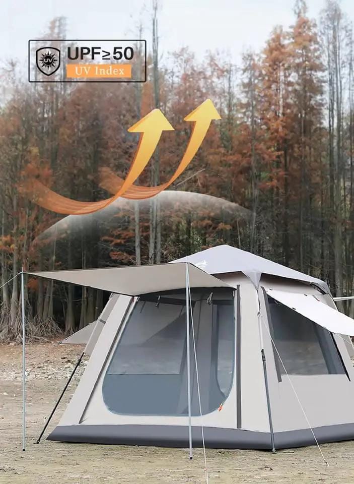 Large Automatic Pop-Up Square Tent by ECOTREK