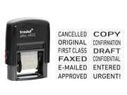 Self-Inking 1-Line Trodat 4822 Text 'COPY' 'FAXED' Stamp - 26X4MM by dealonline.co.nz