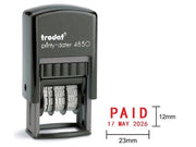 "PAID" Self-inking Date Stamp Dates Stamp by dealonline.co.nz