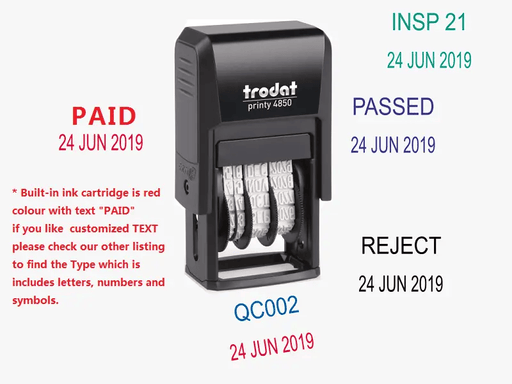 "PAID" Self-inking Date Stamp Dates Stamp by dealonline.co.nz