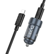 Hoco Fast Charging 30W C to iP Car Charger by salelink.co.nz