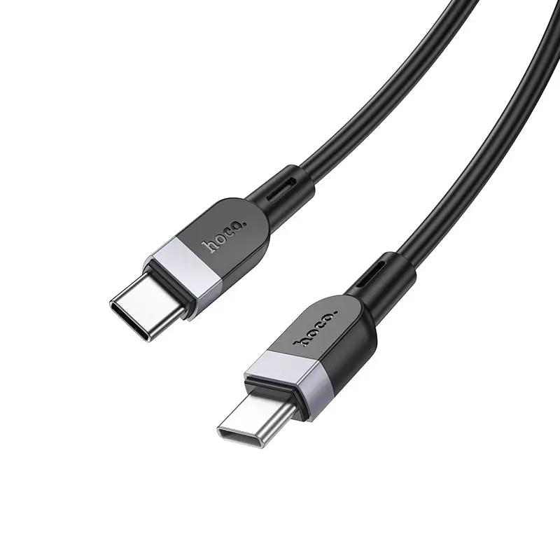 Hoco Type C to C Cable Fast Charging Cable Black by salelink.co.nz