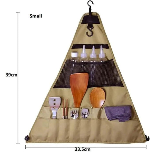 Ecotrek Outdoor Camping Storage Bag – Cutlery Hanging Bag | Picnic Multi-Grid Multipurpose Organiser HS9872 by ECOTREK