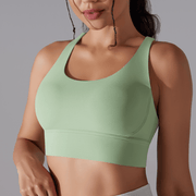 Mead's Supply & Equipment Outfitters limited Women's Activewear Criss Cross High Impact Sports Bra For Women With Supportive Back Straps Criss Cross High Impact Sports Bra for Women