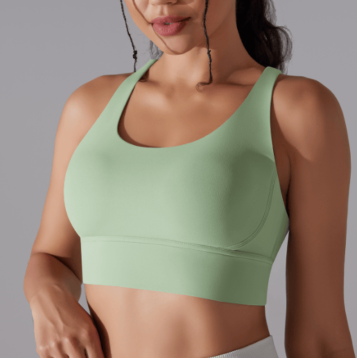 Mead's Supply & Equipment Outfitters limited Women's Activewear Criss Cross High Impact Sports Bra For Women With Supportive Back Straps Criss Cross High Impact Sports Bra for Women