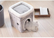 Collapsible Cat House with Bed H 42cm by dealonline.co.nz