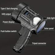 LED Handheld Torch Spotlight by salelink.co.nz