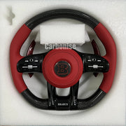 Mercedes-Benz Steering Wheel (Carbon Fiber+ Smooth Leather) #49 by CARBONISE