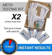 Meth Test Kit - 2 x Instant On-site Test Kits by 9eight5