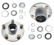 Trojan Non Braked Hub Set Trojan 1500kg Non Braked Wheel Hub Set Pair Galvanised Trojan 1500kg Non Braked Wheel Hub Set Pair Galvanised