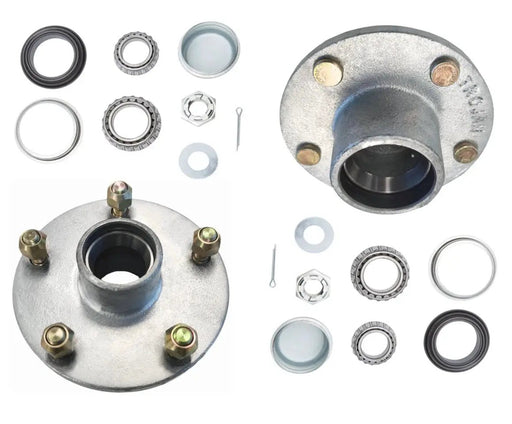 Trojan 1500kg Non Braked Wheel Hub Set Pair Galvanised by Trojan