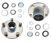Trojan Non Braked Hub Set Trojan 1500kg Non Braked Wheel Hub Set Pair Galvanised Trojan 1500kg Non Braked Wheel Hub Set Pair Galvanised