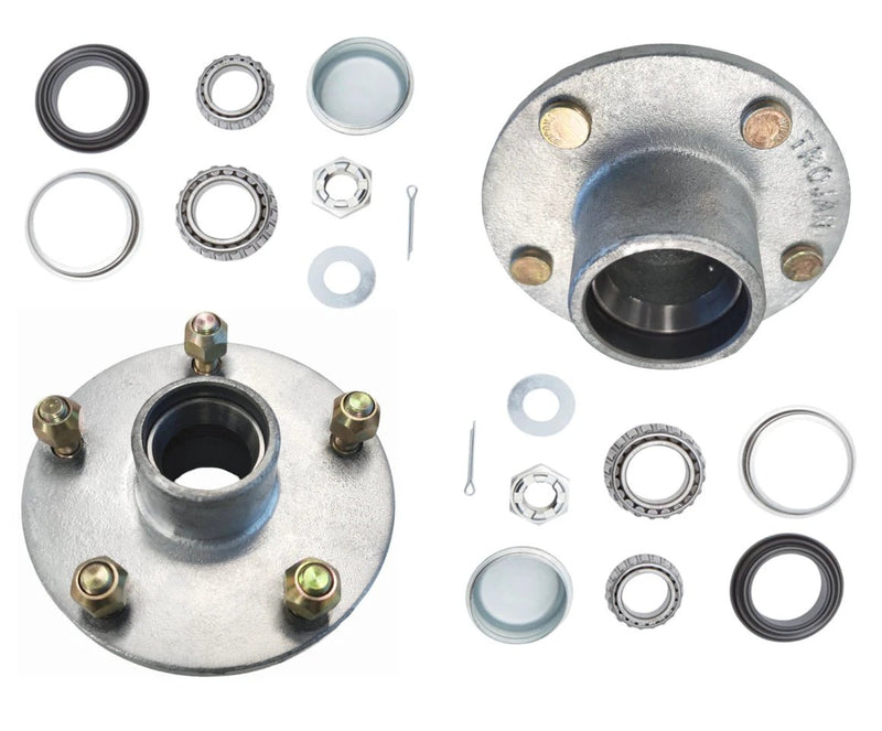1500kg Non Braked Hub Set - Pair by Trojan