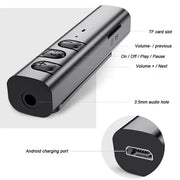 Mini Lavalier Bluetooth MP3 Player - HiFi Sound with Card Slot & AUX Output | Ultra-Compact by Mead's Supply & Equipment Outfitters limited
