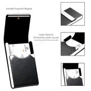 g8buynz g8buynz Professional Business Card Holder PU Leather Business Card Case Black Professional Business Card Holder PU Leather Business Card Case Black