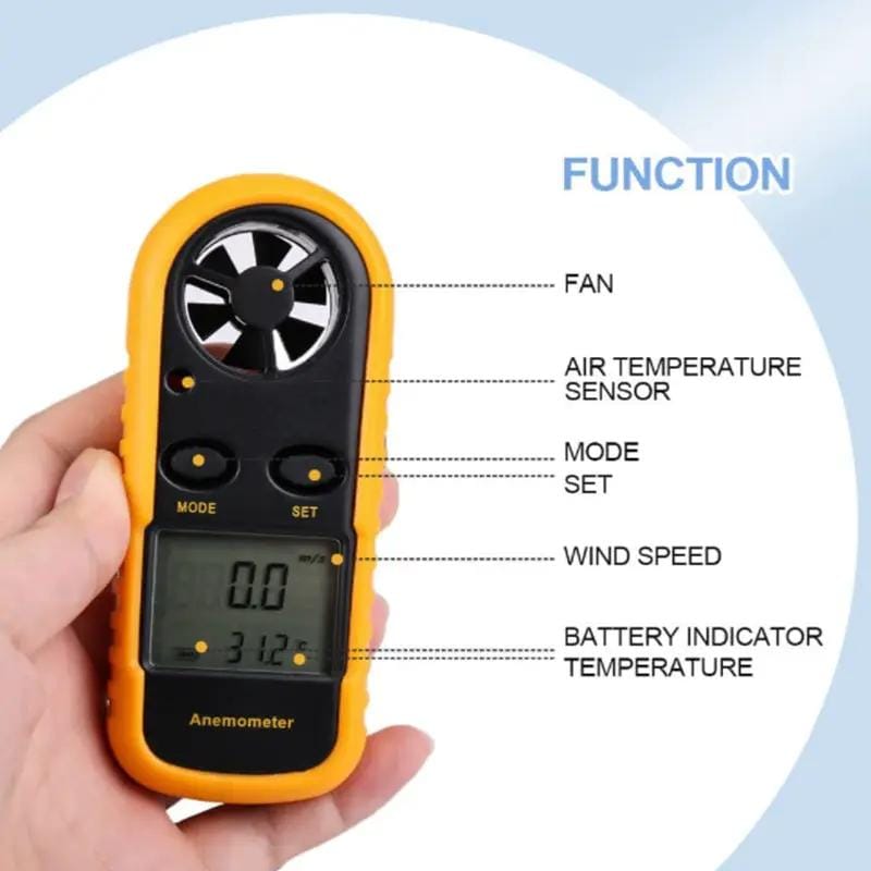 g8buynz g8buynz Digital Anemometer Handheld Wind Speed Meter for Measuring Wind Speed Digital Anemometer Handheld Wind Speed Meter for Measuring Wind Speed