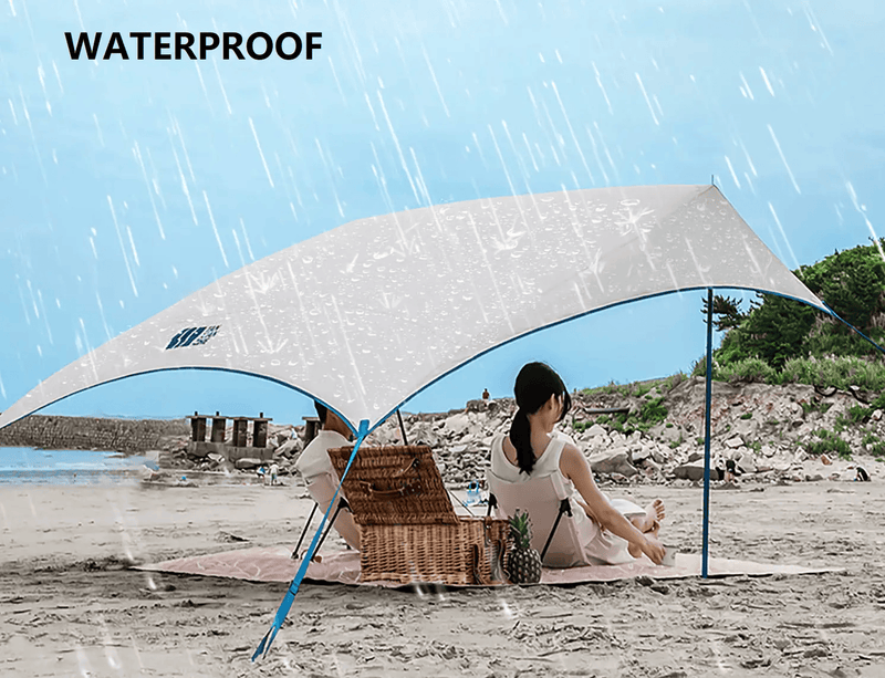 Canopy Tent – Ultra-Lightweight Outdoor Camping Shade with Silver Coating LDK2351 by ECOTREK